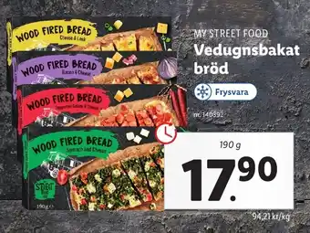 Lidl My Street Food Vedugnsbakat bröd 190 g erbjuda