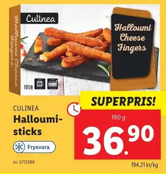 Lidl Culinea Halloumisticks 190 g erbjuda