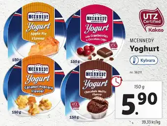 Lidl McEnnedy Yoghurt 150 g erbjuda