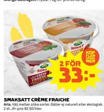 Coop SMAKSATT CRÈME FRAICHE erbjuda