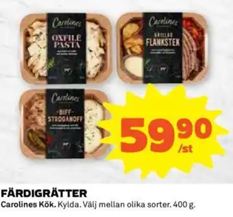 Coop FÄRDIGRÄTTER erbjuda