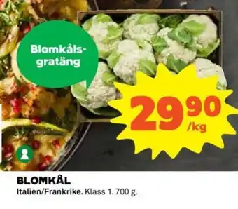 Coop BLOMKÅL erbjuda