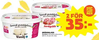 Coop GRÄDDGLASS erbjuda