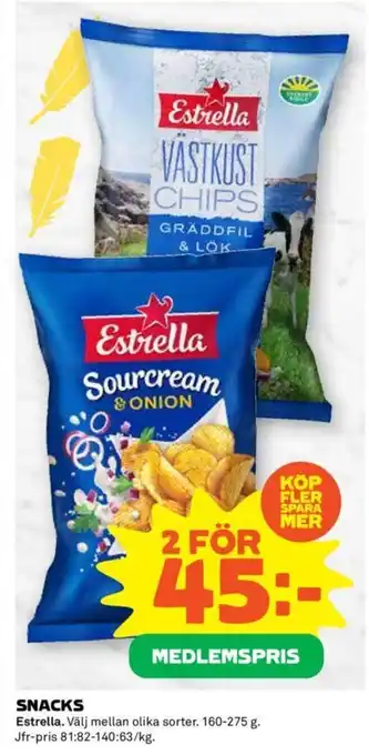 Coop SNACKS erbjuda