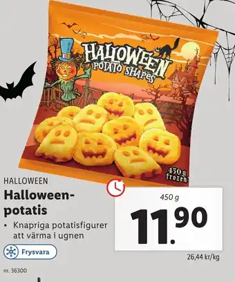 Lidl Halloween potatis 450 g erbjuda