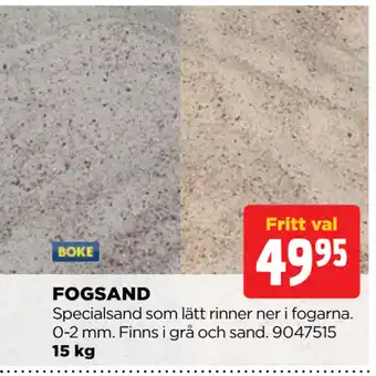 Jem&Fix FOGSAND erbjuda