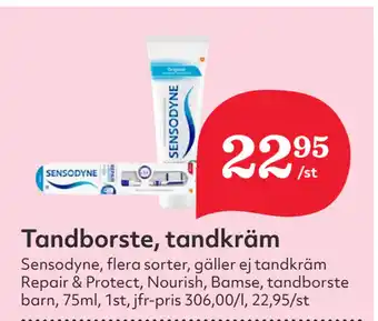 Hemköp Tandborste, tandkräm erbjuda
