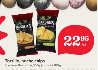 Hemköp Tortilla, nacho chips erbjuda