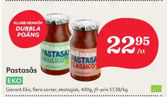 Hemköp Pastasås erbjuda