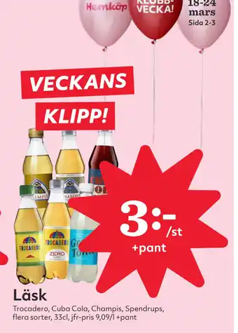 Hemköp Läsk erbjuda