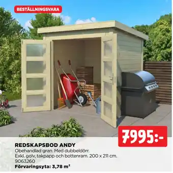 Jem&Fix REDSKAPSBOD ANDY erbjuda