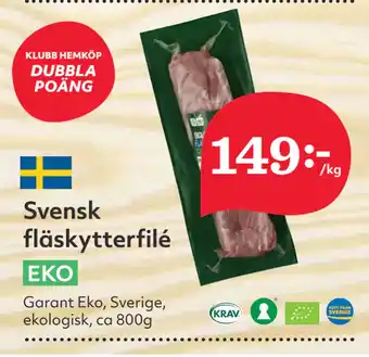 Hemköp Svensk fläskytterfilé erbjuda