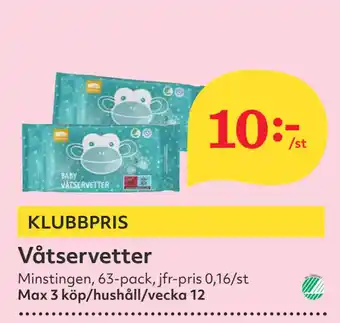 Hemköp Våtservetter erbjuda