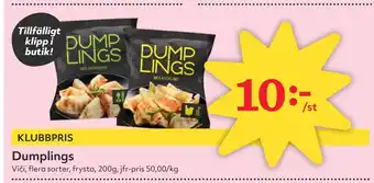 Hemköp Dumplings erbjuda