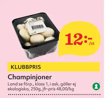 Hemköp Champinjoner erbjuda