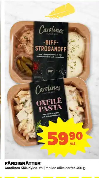 Coop Daglivs FÄRDIGRÄTTER erbjuda