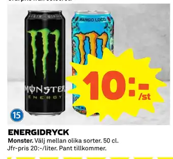 Coop Daglivs ENERGIDRYCK erbjuda