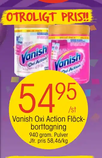 EKO Vanish Oxi Action Fläckborttagning erbjuda