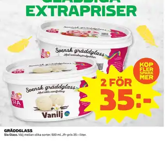 Coop Daglivs GRÄDDGLASS erbjuda