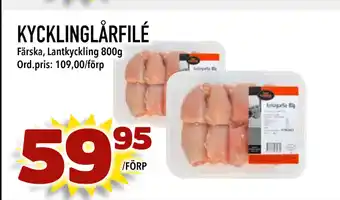 Din Mat KYCKLINGLÅRFILÉ erbjuda