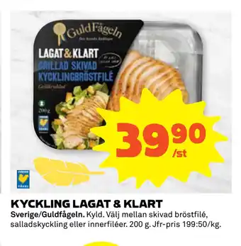 Coop Daglivs KYCKLING LAGAT & KLART erbjuda