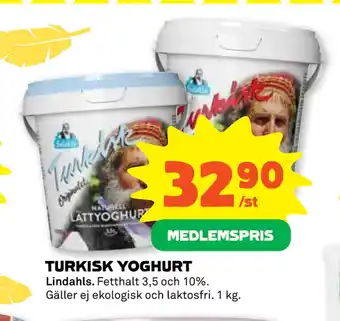 Coop Daglivs TURKISK YOGHURT erbjuda