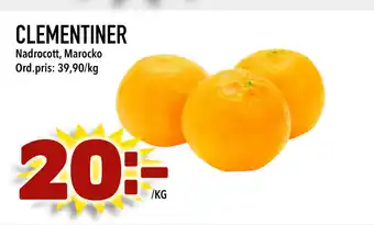Din Mat CLEMENTINER erbjuda