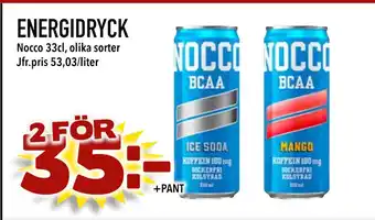 Matdax ENERGIDRYCK erbjuda