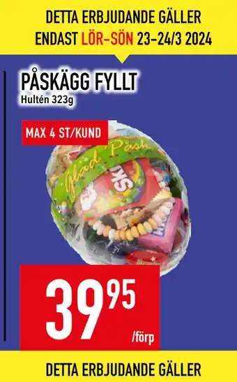 PÅSKÄGG FYLLT