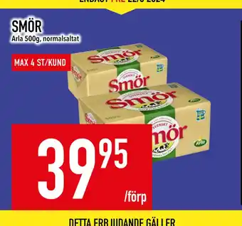Matdax SMÖR erbjuda