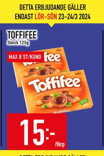 Matdax TOFFIFEE erbjuda