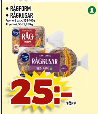 RÅGFORM • RÅGKUSAR