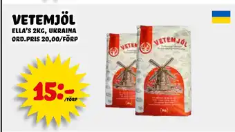 Nelins vetemjöl erbjuda