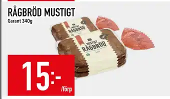 Matdax RÅGBRÖD MUSTIGT erbjuda