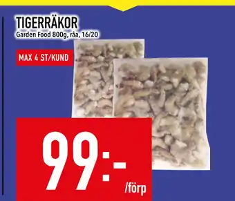 Matdax TIGERRÄKOR erbjuda