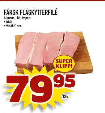 Nya Pulsen FÄRSK FLÄSKYTTERFILÉ erbjuda