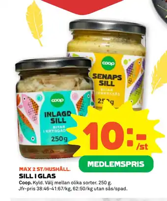 Stora Coop SILL I GLAS erbjuda