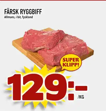 Nya Pulsen FÄRSK RYGGBIFF erbjuda