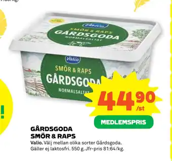 Stora Coop GÅRDSGODA SMÖR & RAPS erbjuda