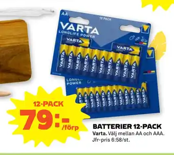 Stora Coop BATTERIER 12-PACK erbjuda