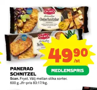 PANERAD SCHNITZEL