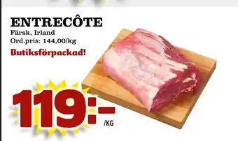 Supergrossen ENTRECÔTE erbjuda