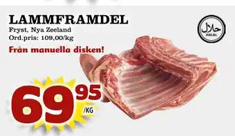 Supergrossen LAMMFRAMDEL erbjuda
