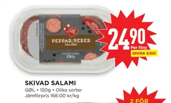 SKIVAD SALAMI