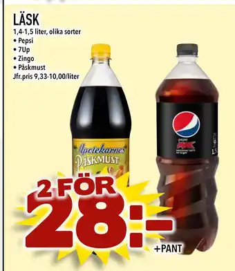 Supergrossen LÄSK erbjuda