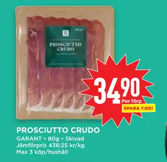 Willys Hemma PROSCIUTTO CRUDO erbjuda