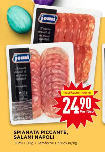 Willys SPIANATA PICCANTE, SALAMI NAPOLI erbjuda