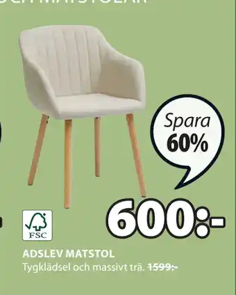 JYSK ADSLEV MATSTOL erbjuda