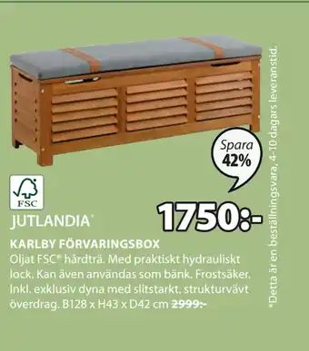 JYSK KARLBY FÖRVARINGSBOX erbjuda