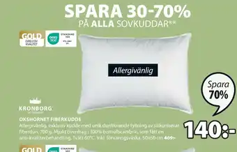 JYSK OKSHORNET FIBERKUDDE erbjuda